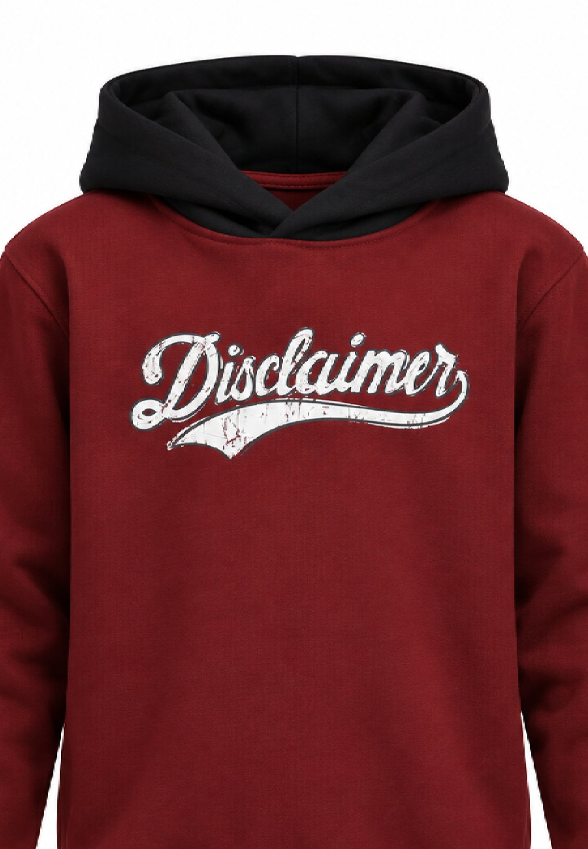 Disclaimer FELPA BORDEAUX CON CAPPUCCIO A CONTRASTO Bambini e ragazzi 26IDK59123.BORDEAUX_