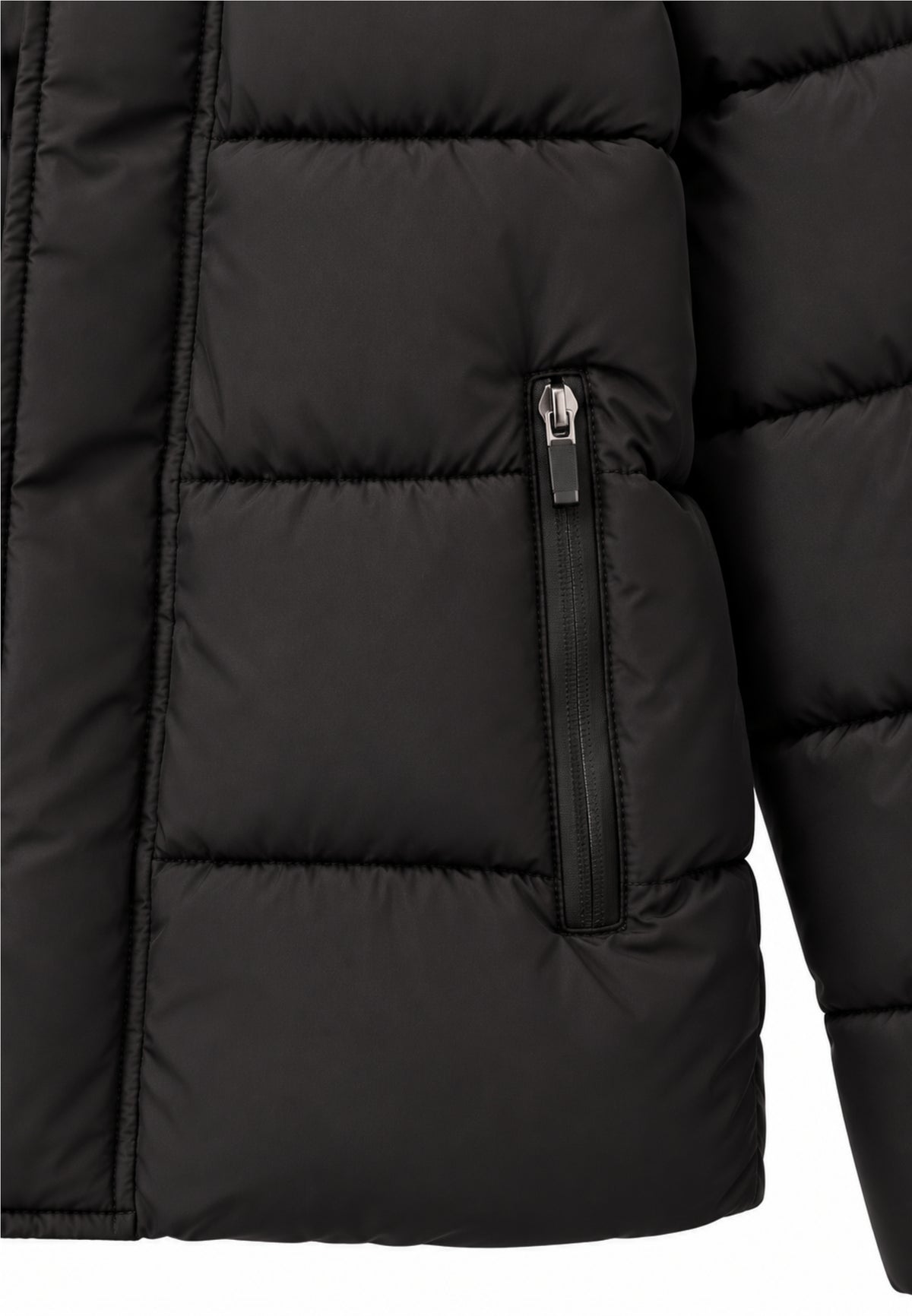 Roy Roger's GIUBBOTTO NERO CON CAPPUCCIO E LOGO BRACCIO Bambini e ragazzi RX402/00.NE_
