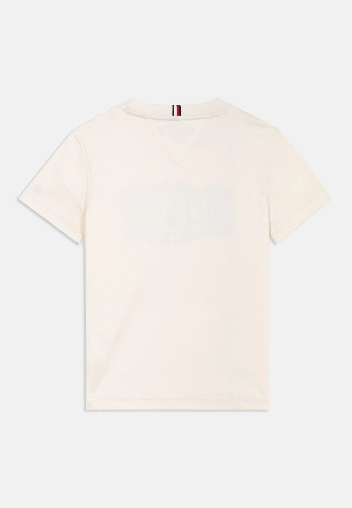 TOMMY HILFIGER tommy hilfiger tshirt panna bambino girocollo sportivo in cotone kb0kb10360yb KB0KB10360YB