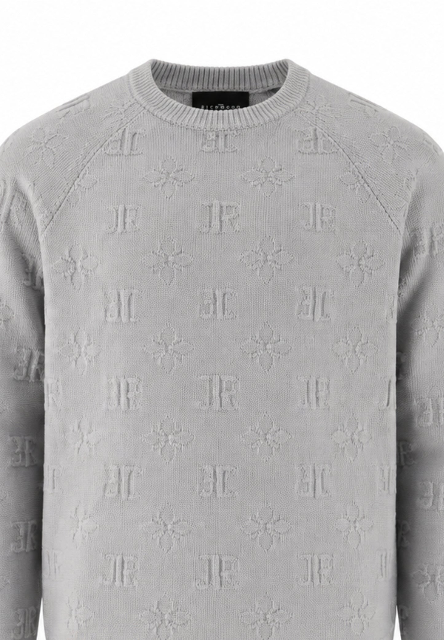 John Richmond MAGLIONE GRIGIO CON LOGO ALL OVER Bambini e ragazzi rba26121ma.grig_