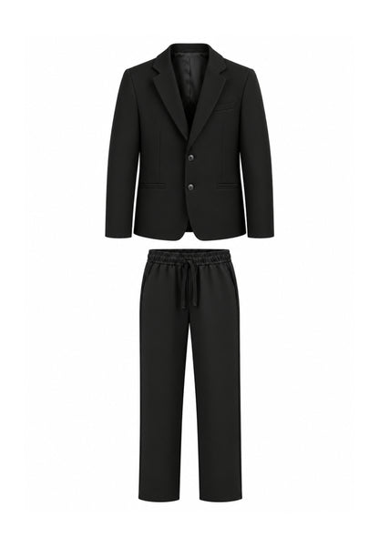 OVERD ABITO NERO CON PANTALACCIO Bambini e ragazzi OK261824SGC+OK261823SPN.NE_