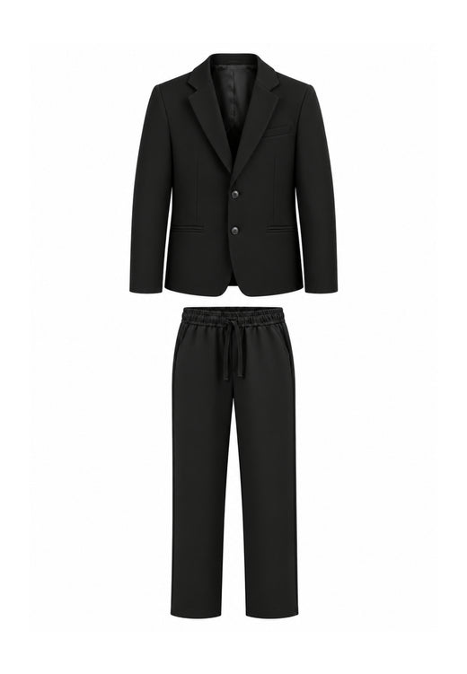 OVERD ABITO NERO CON PANTALACCIO Bambini e ragazzi OK261824SGC+OK261823SPN.NE_