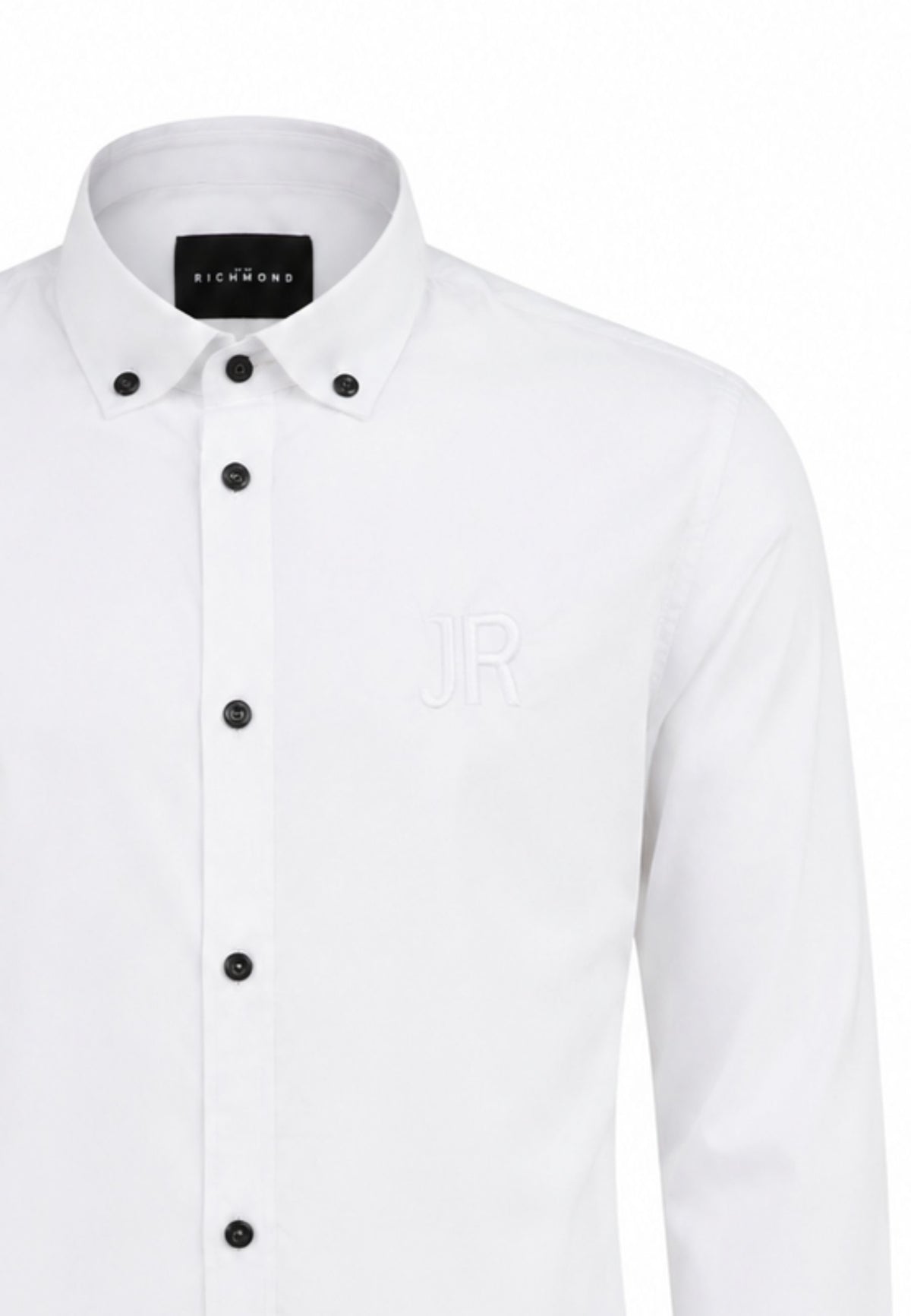 John Richmond camicia BIANCA CON BOTTONI A CONTRASTO Bambini e ragazzi rba26102ca.bia_