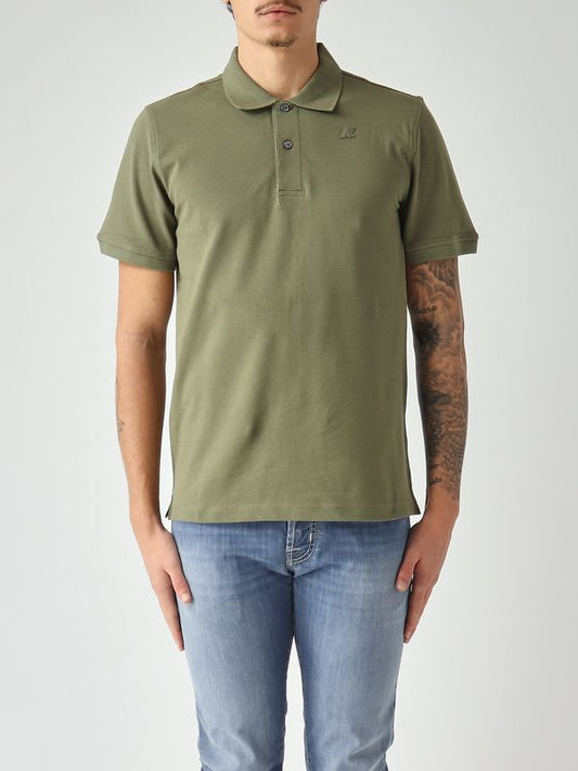 K-Way Polo uomo Amedee in cotone stretch piquè