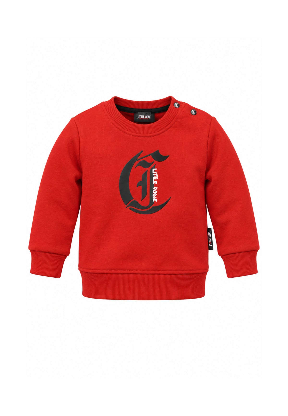 JUST CAVALLI TUTA COMPLETA ROSSA A GIROCOLLO CON LOGO CENTRALE Bambini e ragazzi JIA26001CF.RO_