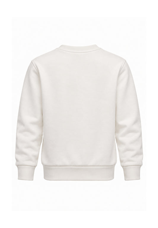 Diesel FELPA BIANCA GIROCOLLO CON LOGO GRAFFITI Bambini e ragazzi SCRAPOVER.BIA_