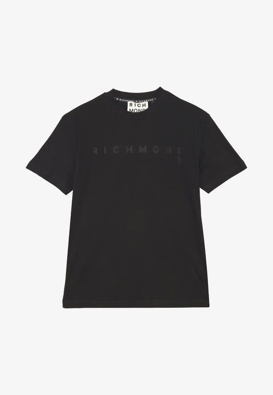 John Richmond TSHIRT NERA UOMO IN JERSEY Uomo UMA25046TS.NE_