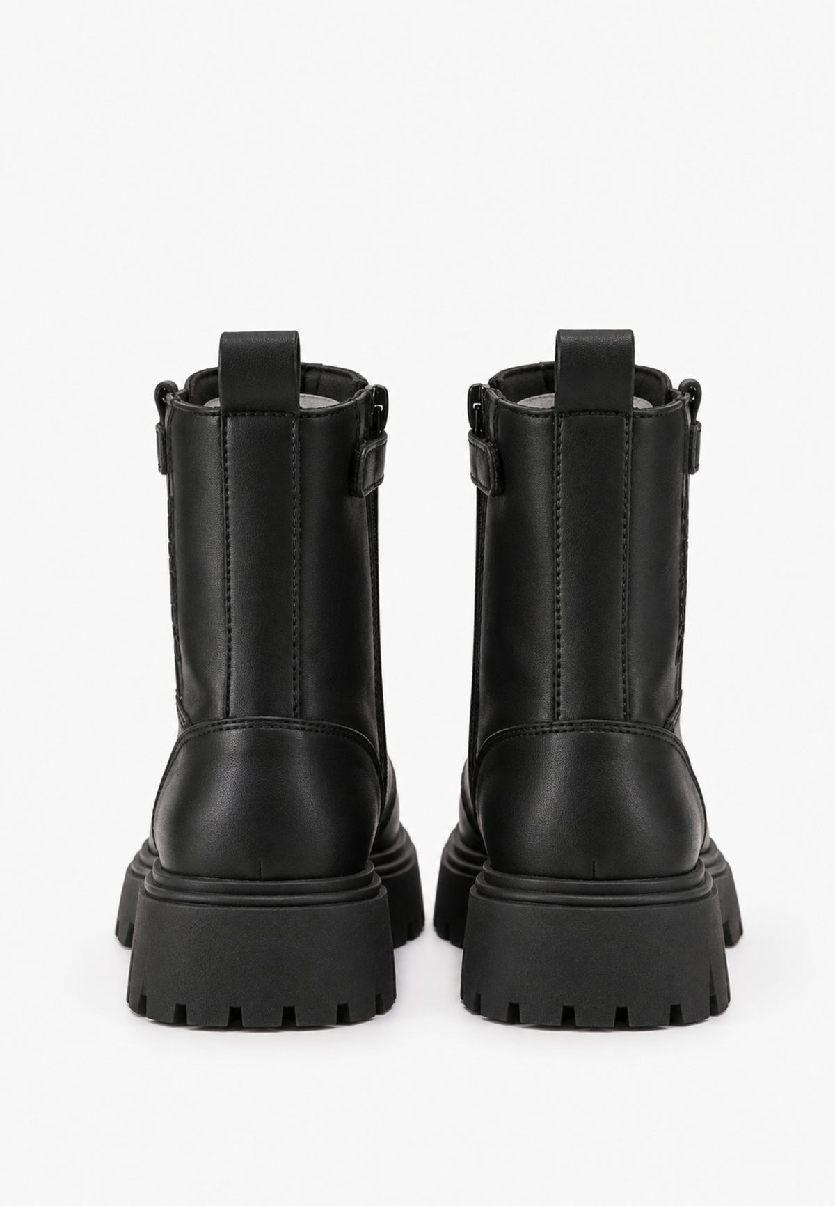 CALVIN KLEIN TRONCHETTO NERO ANFIBIO CON LACCI Bambine e ragazze 225-V4A5-83430-1355999.NE_