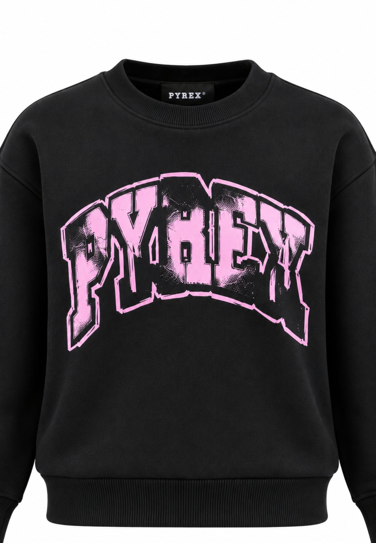Pyrex TUTA NERA CON LOGO GRAFFITI CENTRALE Bambine e ragazze 26IPK46321.NE_