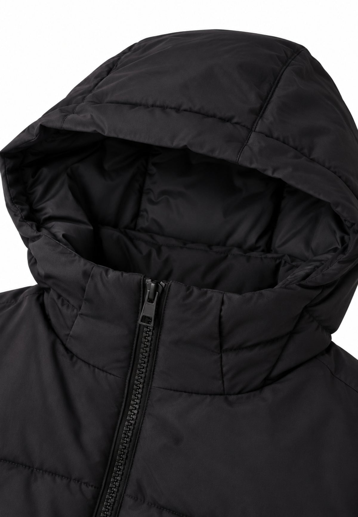 Jack & Jones giubbotto NERO con cappuccio TRAPUNTATO Bambini e ragazzi 12303956.NE_
