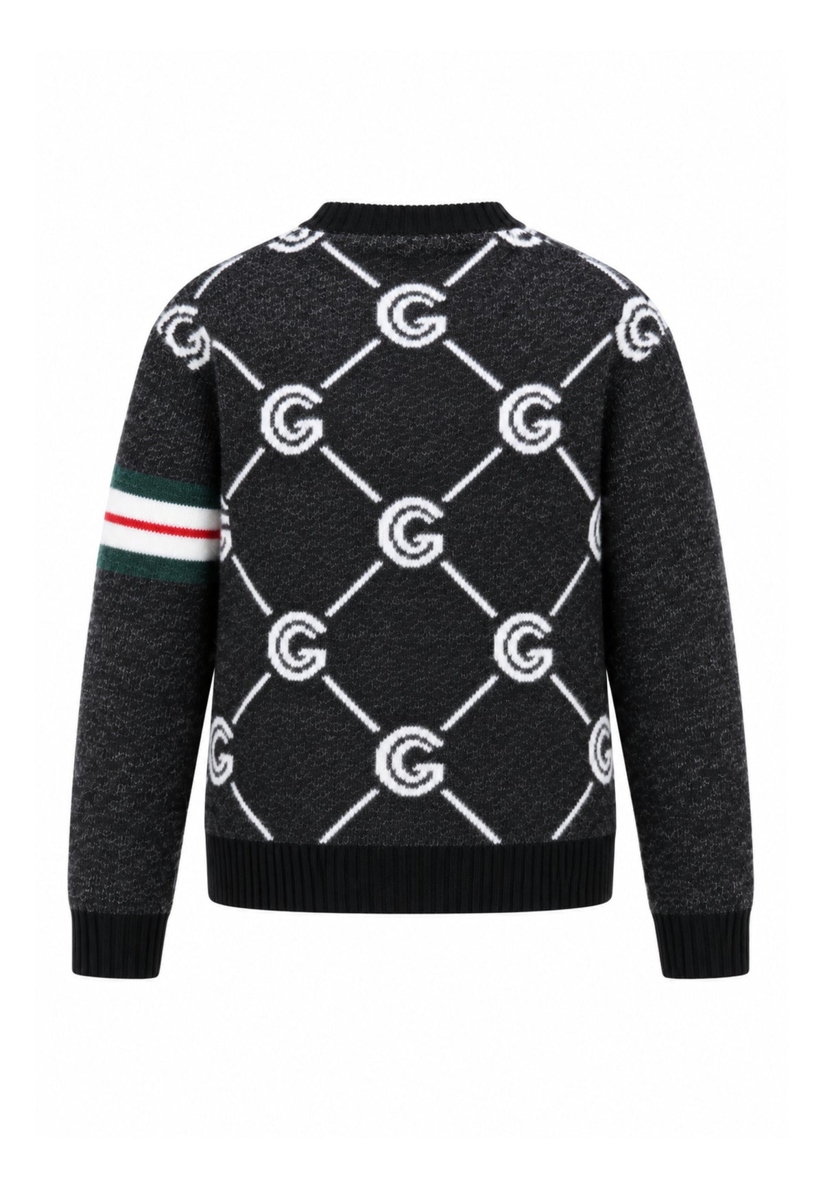 Gabriella Gucci COMPLETO NERO IN MAGLIA CON MAGLIONE E GONNA LOGATI Bambine e ragazze GK300+GK301.NE_