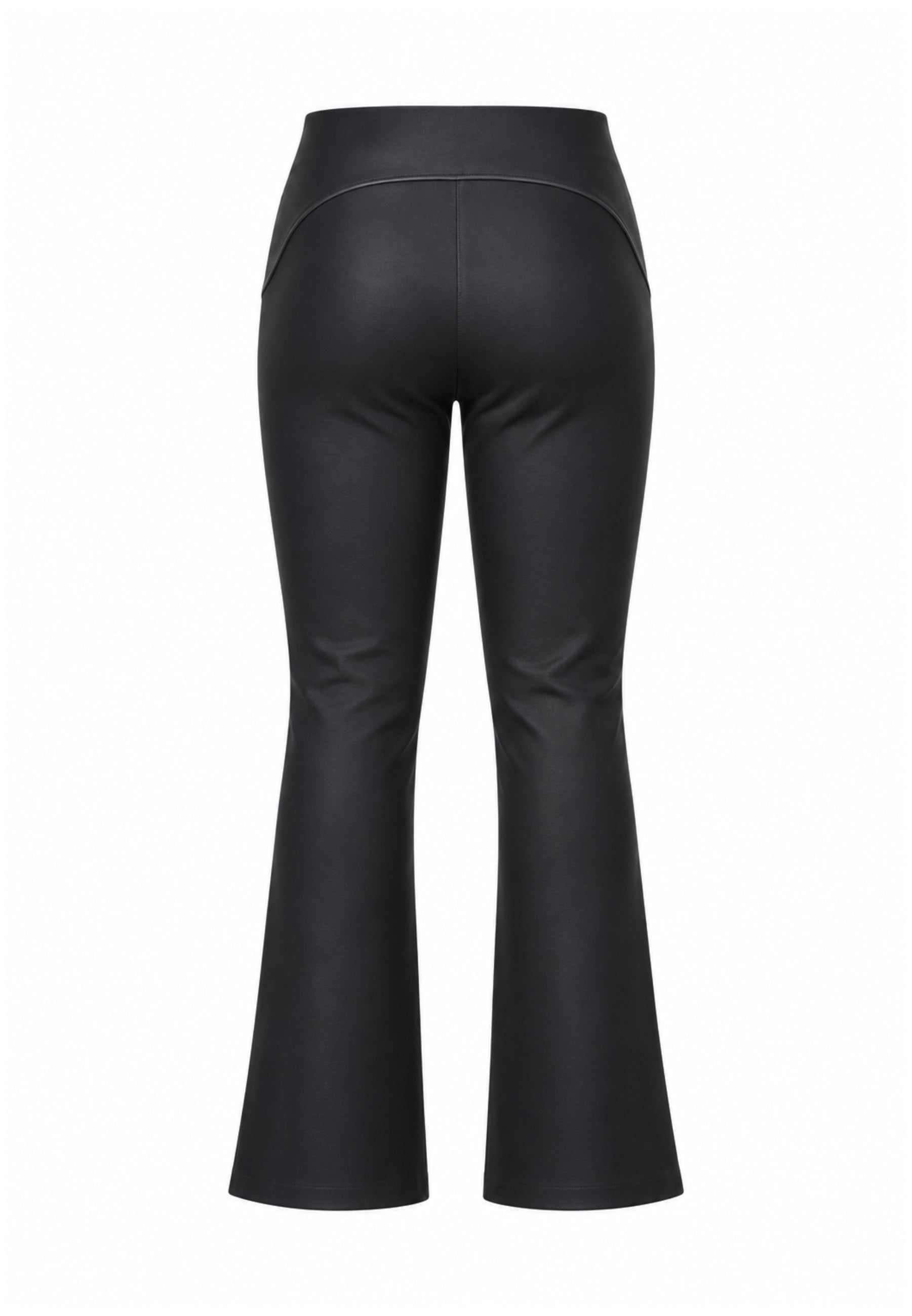 John Richmond leggings NERI A ZAMPA EFFETTO PELLE Bambine e ragazze rga26046le.ne_