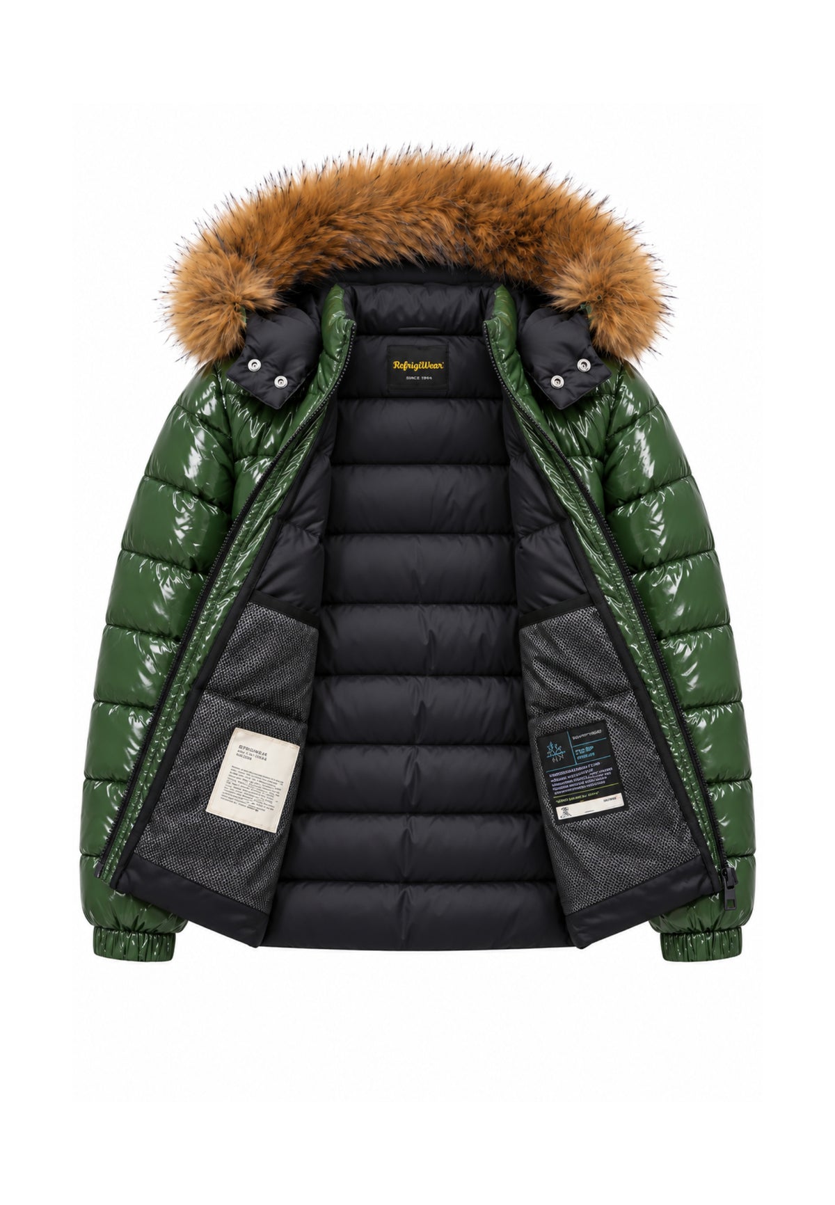 REFRIGIWEAR GIUBBOTTO LUCIDO CON PELLICCIA Bambini e ragazzi R2157CW26_