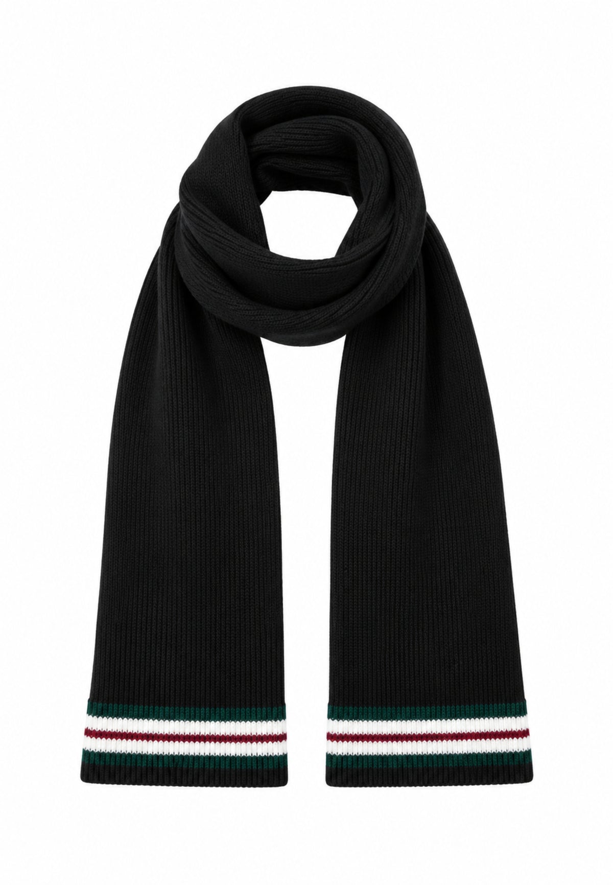 Gabriella Gucci SET CAPPELLO E SCIARPA IN MAGLIA CON STRISCE Bambine e ragazze GK306+308.NE_