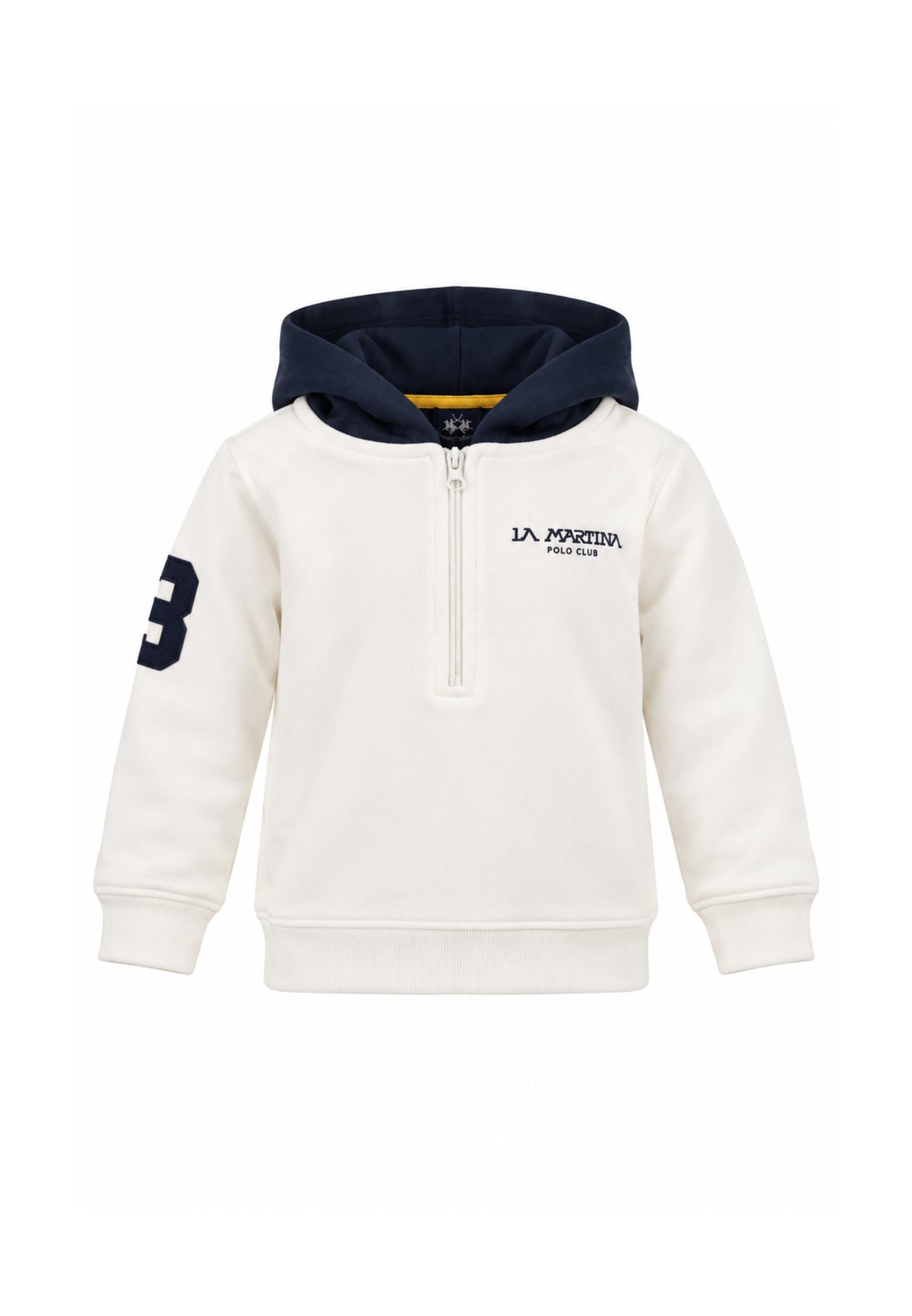 LA MARTINA completo PANNA CON FELPA CAPPUCCIO Bambini e ragazzi MAB0086.PANNA_