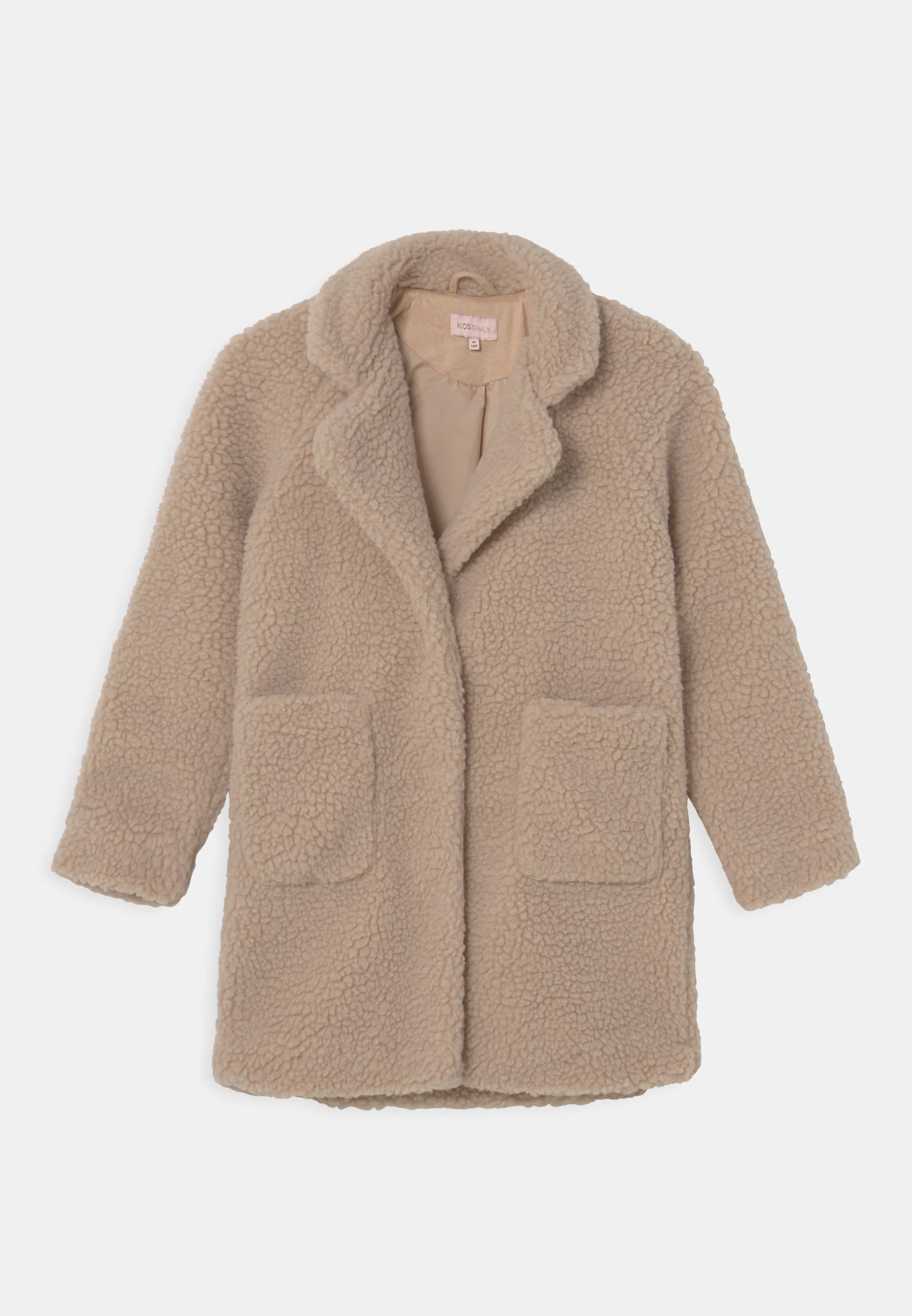 ONLY KIDS cappotto BEIGE DI PELLICCIA MORBIDO Bambine e ragazze 15245733.BEIGE_