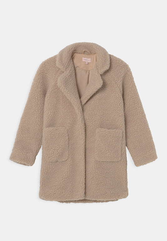 ONLY KIDS cappotto BEIGE DI PELLICCIA MORBIDO Bambine e ragazze 15245733.BEIGE_