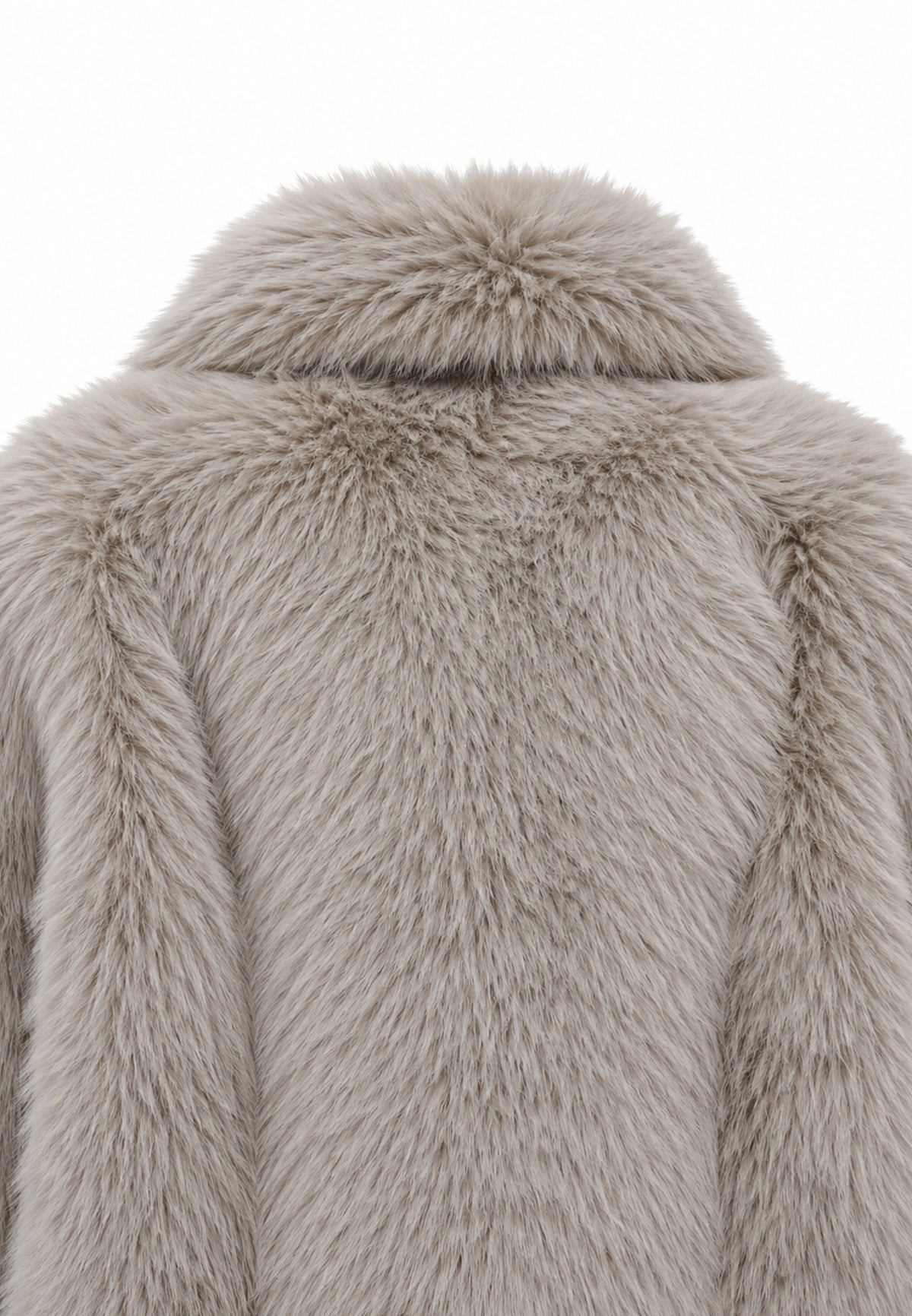 Kocca Pellicciotto beige crop con colletto con risvolto Bambine e ragazze walan.beige_