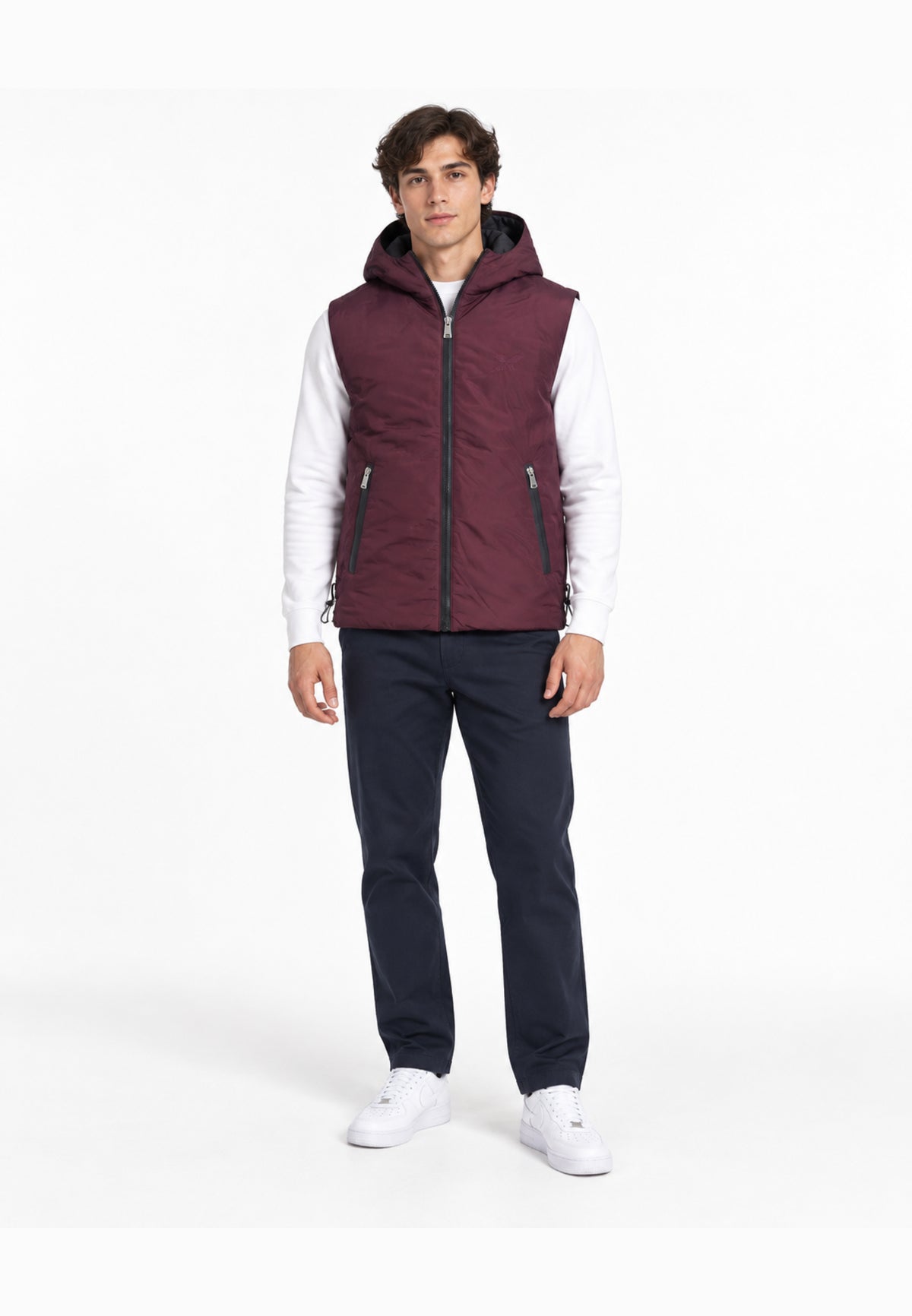 John Richmond GIUBBOTTO NERO SMANICATO DOUBLE FACE Uomo UMA26020GT.NE_