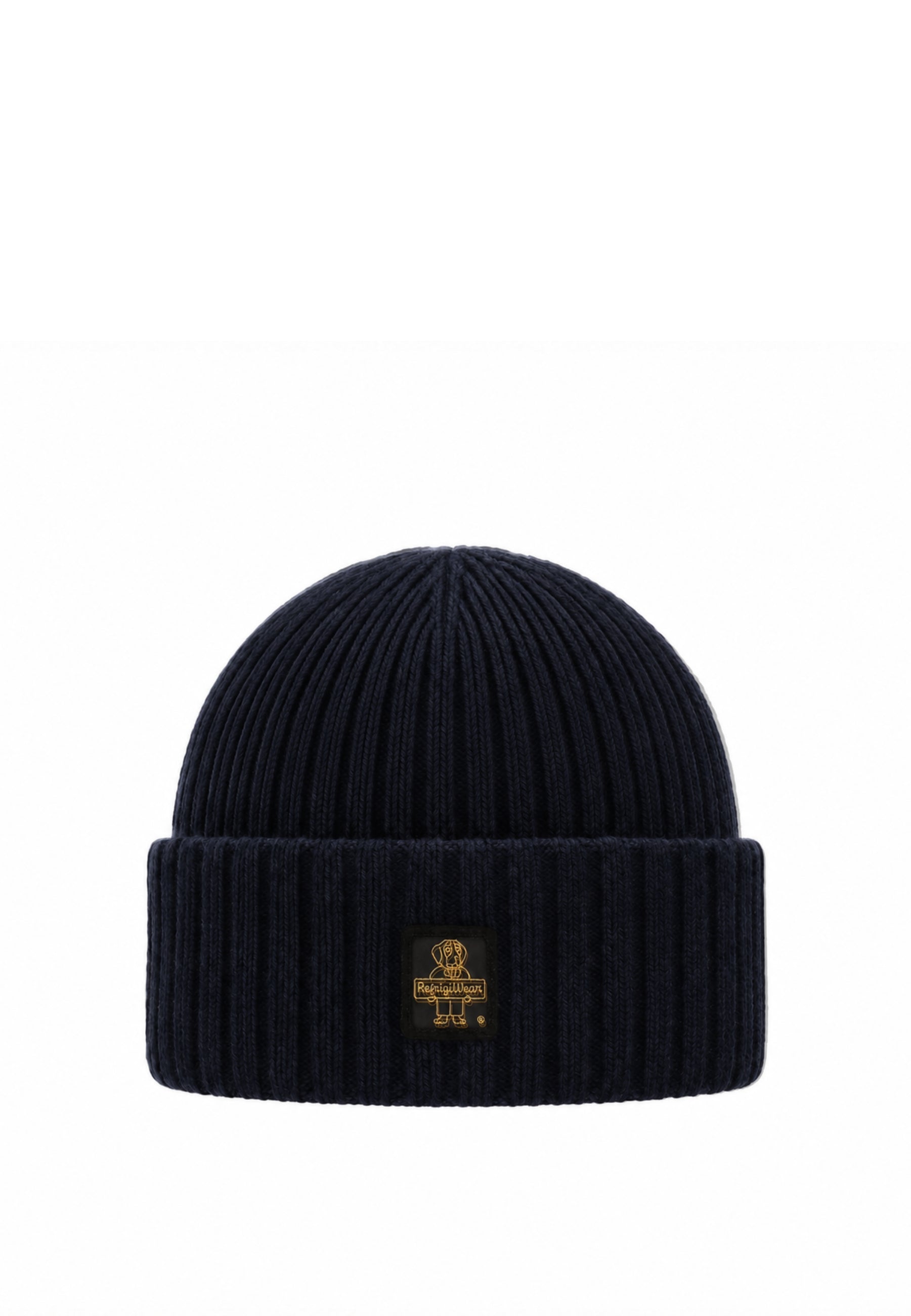 REFRIGIWEAR CAPPELLO BLU IN LANA CON LOGO Uomo colorado hat.blu_