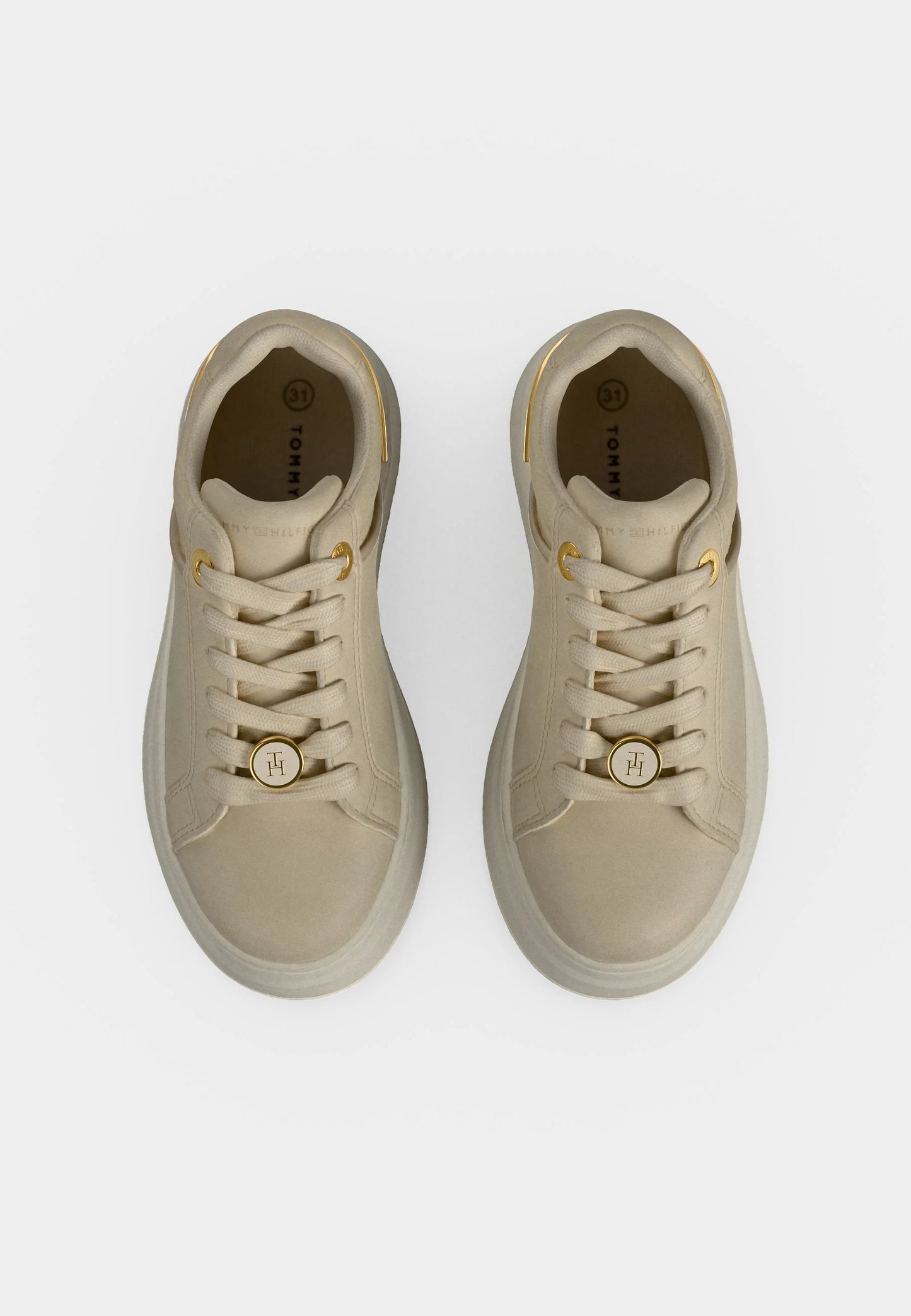 TOMMY HILFIGER SCARPA BEIGE CON DETTAGLI ORO Bambine e ragazze M-T3A9-35094-1967128.BEIGE_