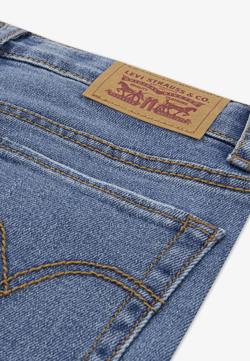 Levi's JEANS BLU DENIM 726  HIGH RISE FLARE A CINQUE TASCHE Bambine e ragazze 4EG970-MAQ.DENIM_