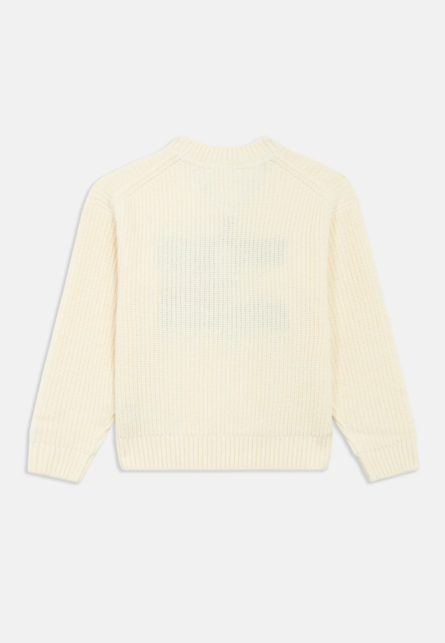 Maglia bambino panna con logo bandiera a girocollo Bambini e ragazzi KB0KB10071YA8_