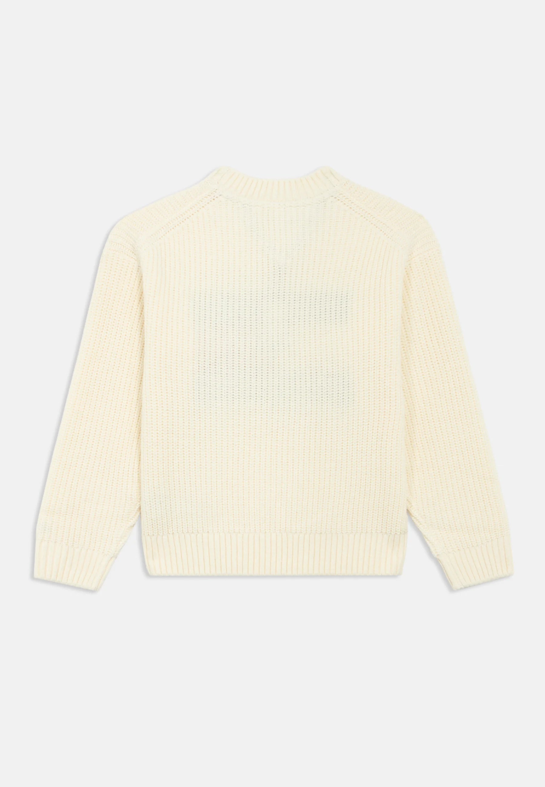 Maglia bambino panna con logo bandiera a girocollo Bambini e ragazzi KB0KB10071YA8_